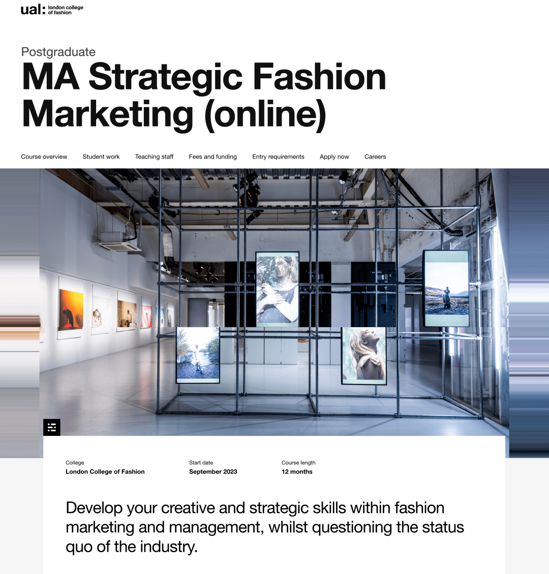 伦艺LCF时尚战略市场营销硕士（线上）专业大解析｜MA Strategic Fashion Marketing (online)