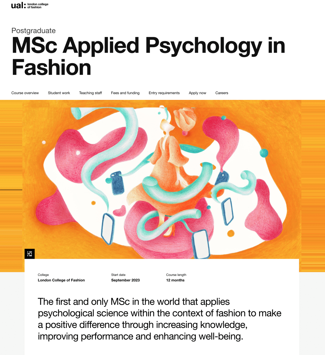 伦艺LCF时尚应用心理学硕士专业大解析｜MSc Applied Psychology in Fashion