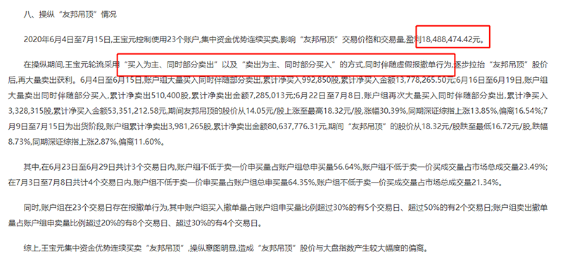 1人控制145账户，操纵8只股票，大赚1.4亿！证监会出手：罚6亿！