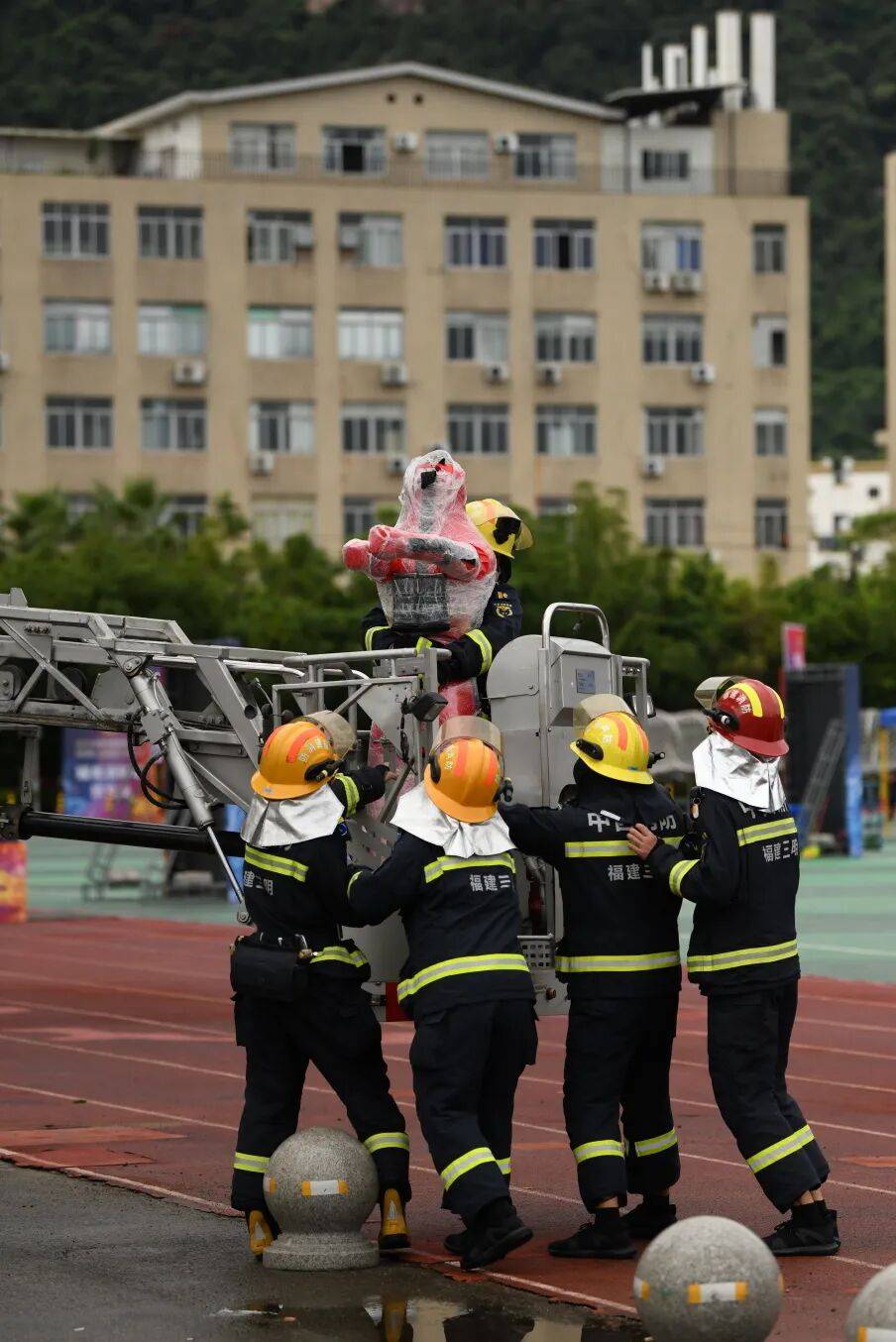 燃动赛场！三明消防激战 2025全省岗位练兵“龙虎榜”比武