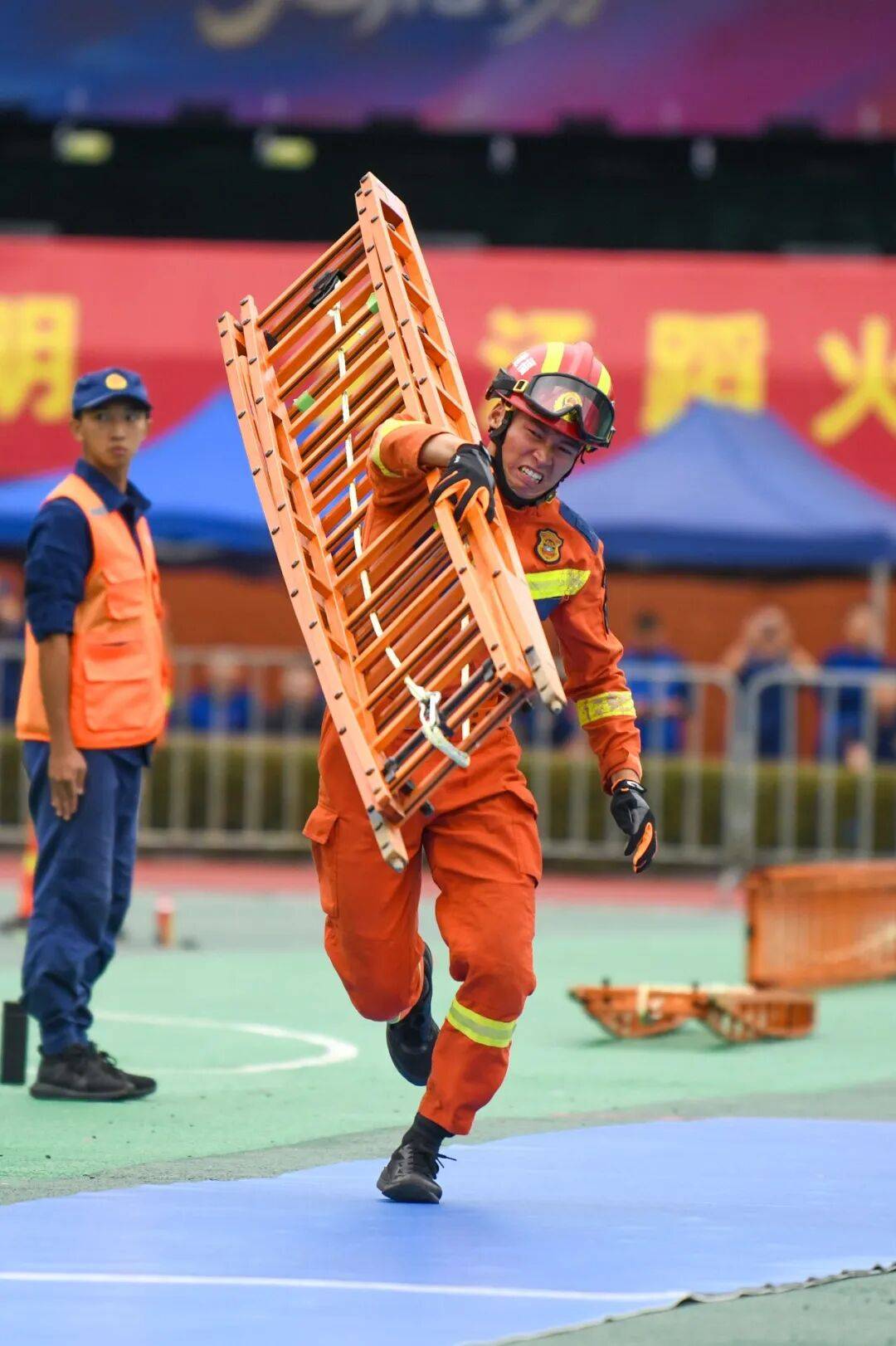 燃动赛场！三明消防激战 2025全省岗位练兵“龙虎榜”比武