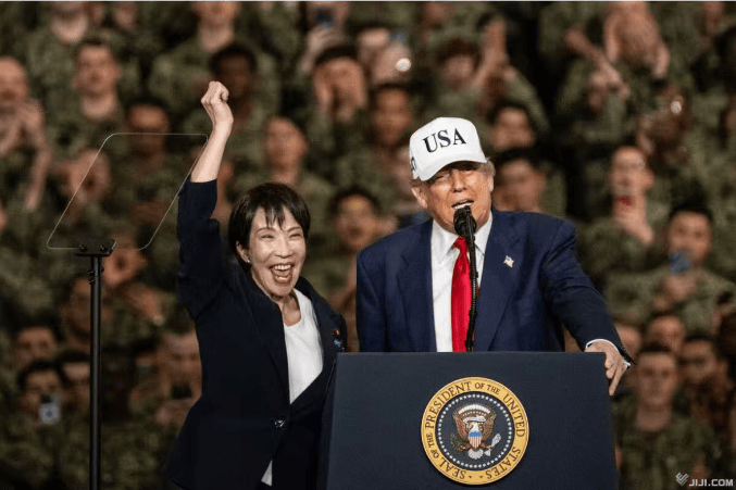 高市早苗面对特朗普“表现夸张”,日本网民怒了